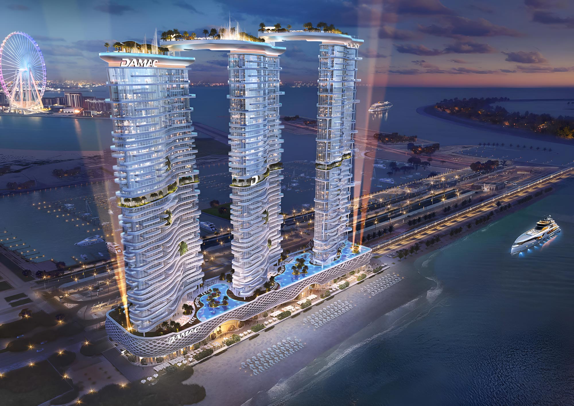 luxury apartments in dubai harbour by damac