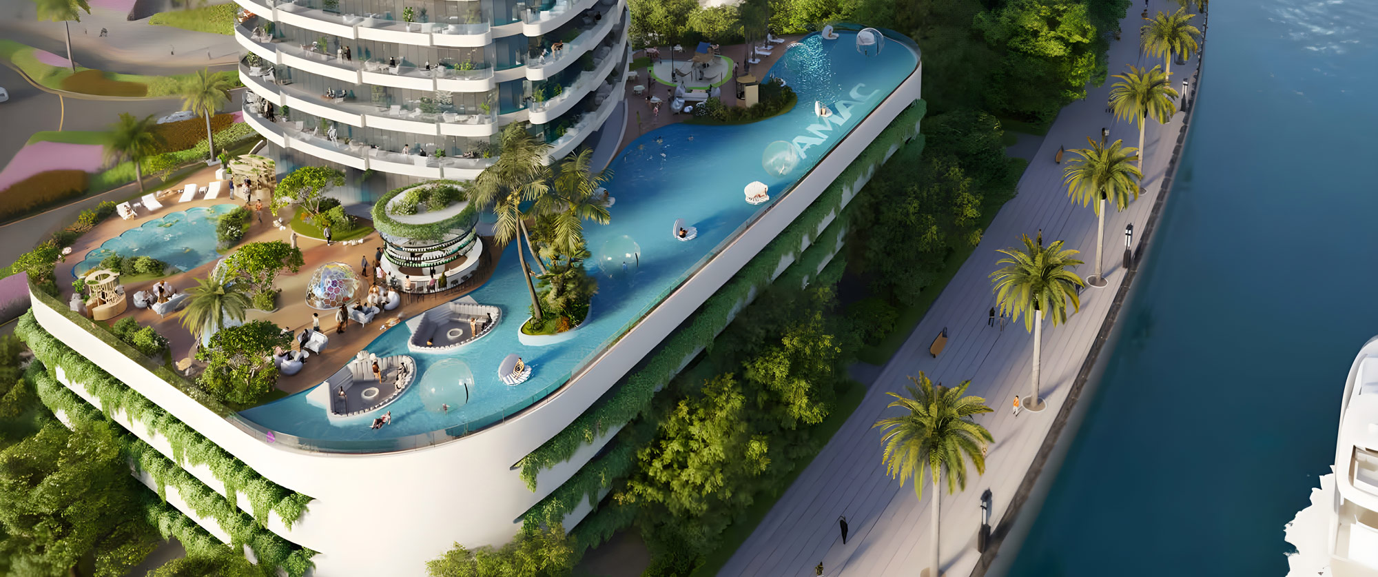 seafront apartments in business bay by damac